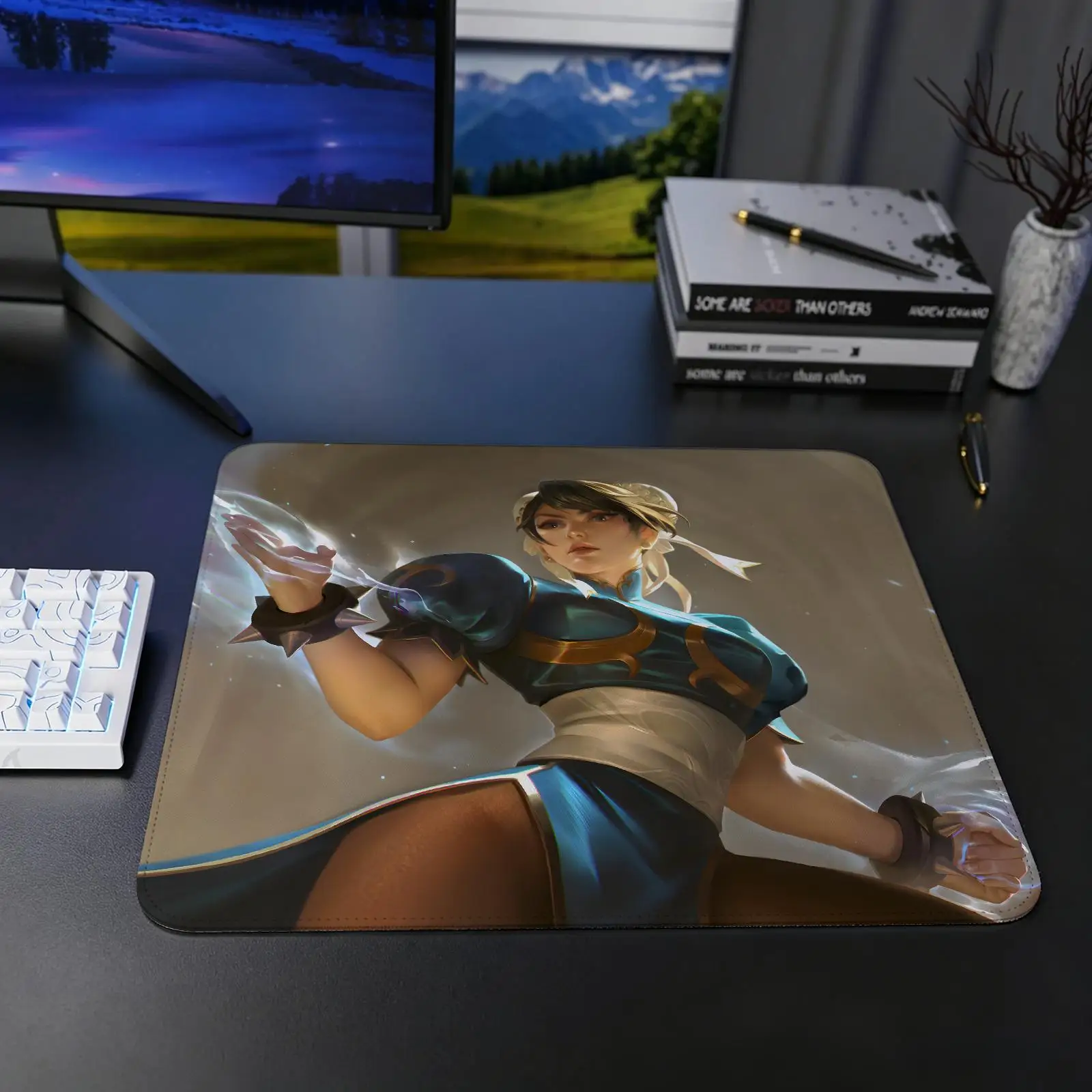 Street Fighter Mouse Pads Regular gaming mouse pad S/M/L size Office mouse pad Laptop desk mat Stitched edge mouse pad