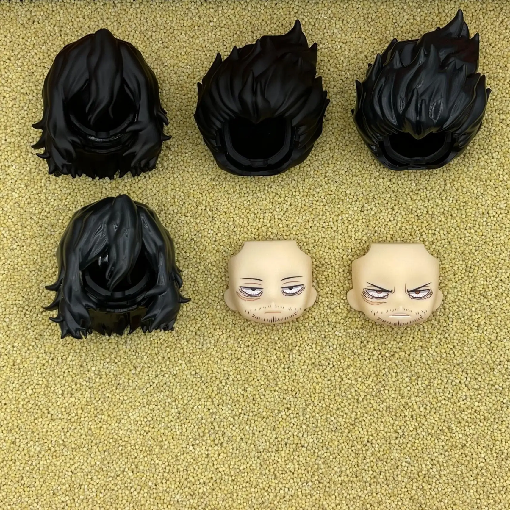 xiongmaohuoguo GSC Clay Man Face pop gezicht haar pop accessoires