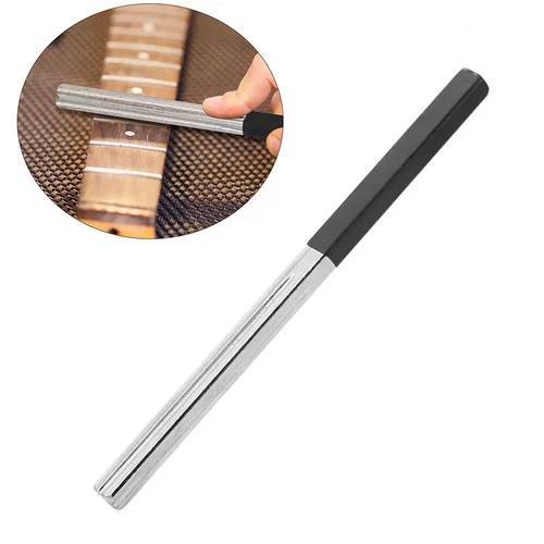 Imagen 2 del producto Traste de guitarra de madera pulida, mantenimiento de reparación de guitarra, herramienta de pulido, herramienta de bricolaje, accesorios de bajo de guitarra