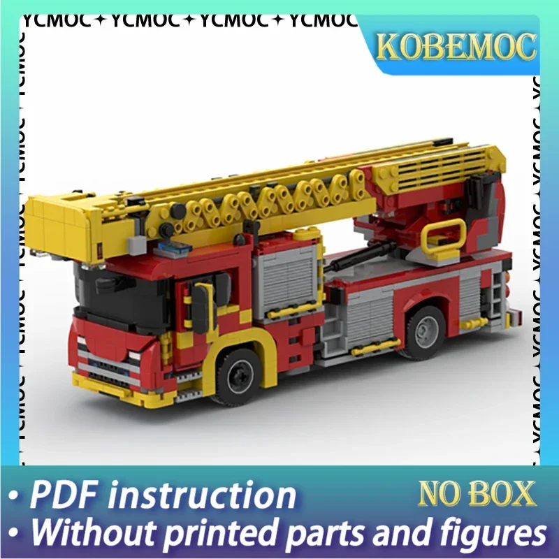 

Серия автомобилей YcMoc, строительные блоки, Лондон, пожарная бригада, проигрыватель, лестница, технология, кирпичи, фирменный автомобиль, игрушки «сделай сам» для детей