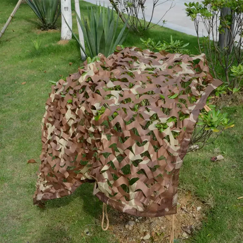 2.5M Desert  Reinforced Camouflage Nets Sand Beige 150D Oxford for Garden Hiding Outdoor Shading Mesh Terrace