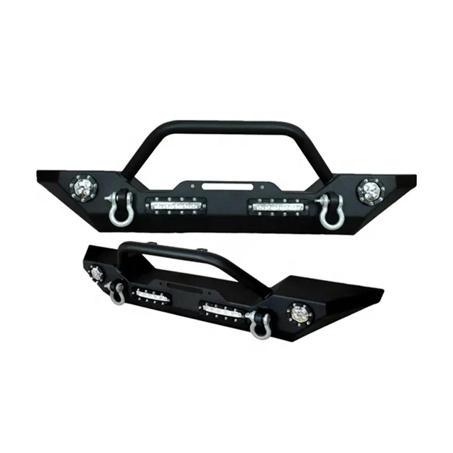 

HM 4x4 Car Bumper 4x4 Offroad Accessories With Lights For Jeep JK Front Bull Bar