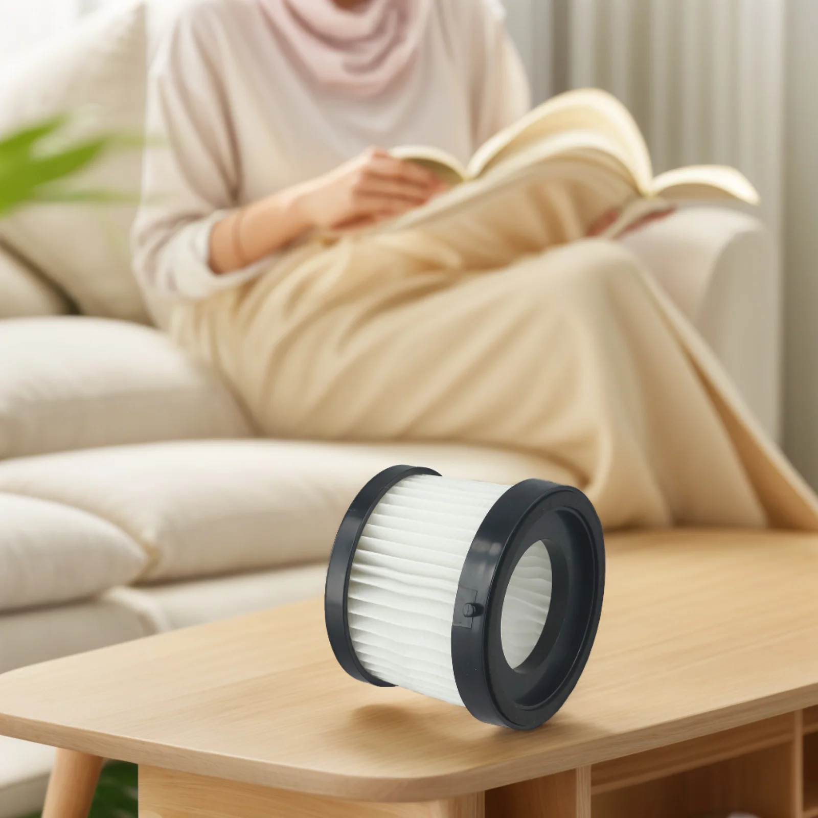 

Filter For YOFIDRA Black White Vacuum Cleaner Filter Sturdy Construction Traps Pet Hair Vacuum Cleaner Maintenance