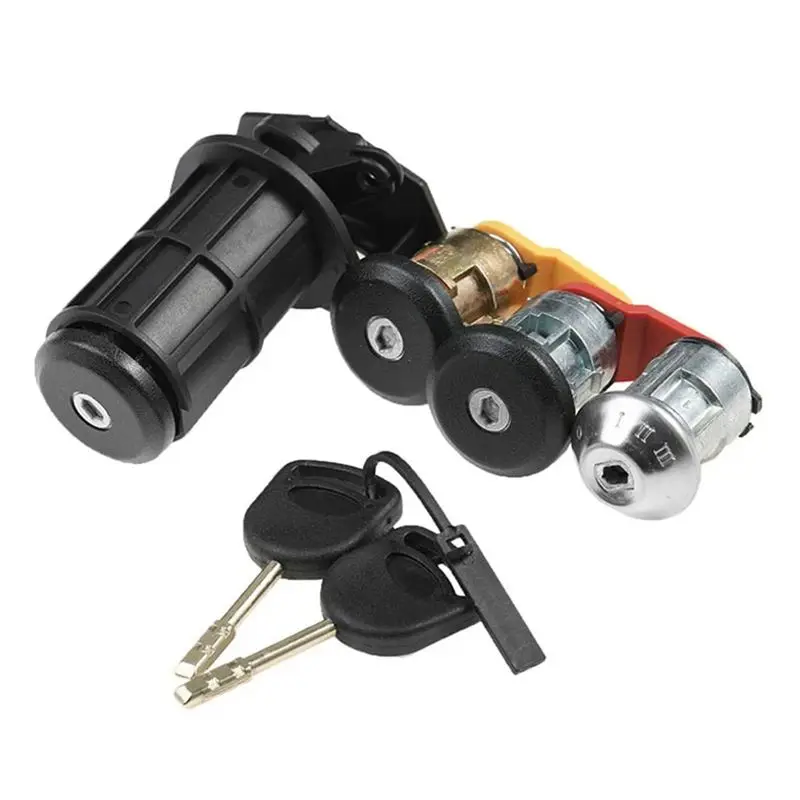 Multi-Purpose 7177664516 Car Door Lock Cylinder Set With Key For Ford KA 1997-2008