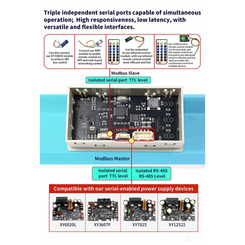 XY8050S CNC DC Adjustable Voltage Regulated Power Supply Constant Voltage and Current Module 80V/50A/4000W-A86Z
