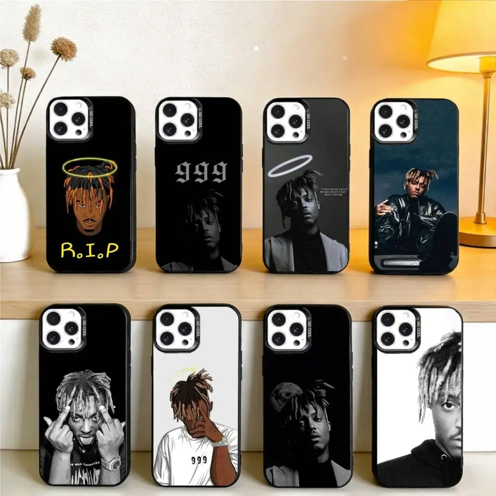 

Singer J-Juice WRLD Phone Case For iPhone17, 16,15,14,13,12 Pro Max Black Candy Matte Shockproof Cover