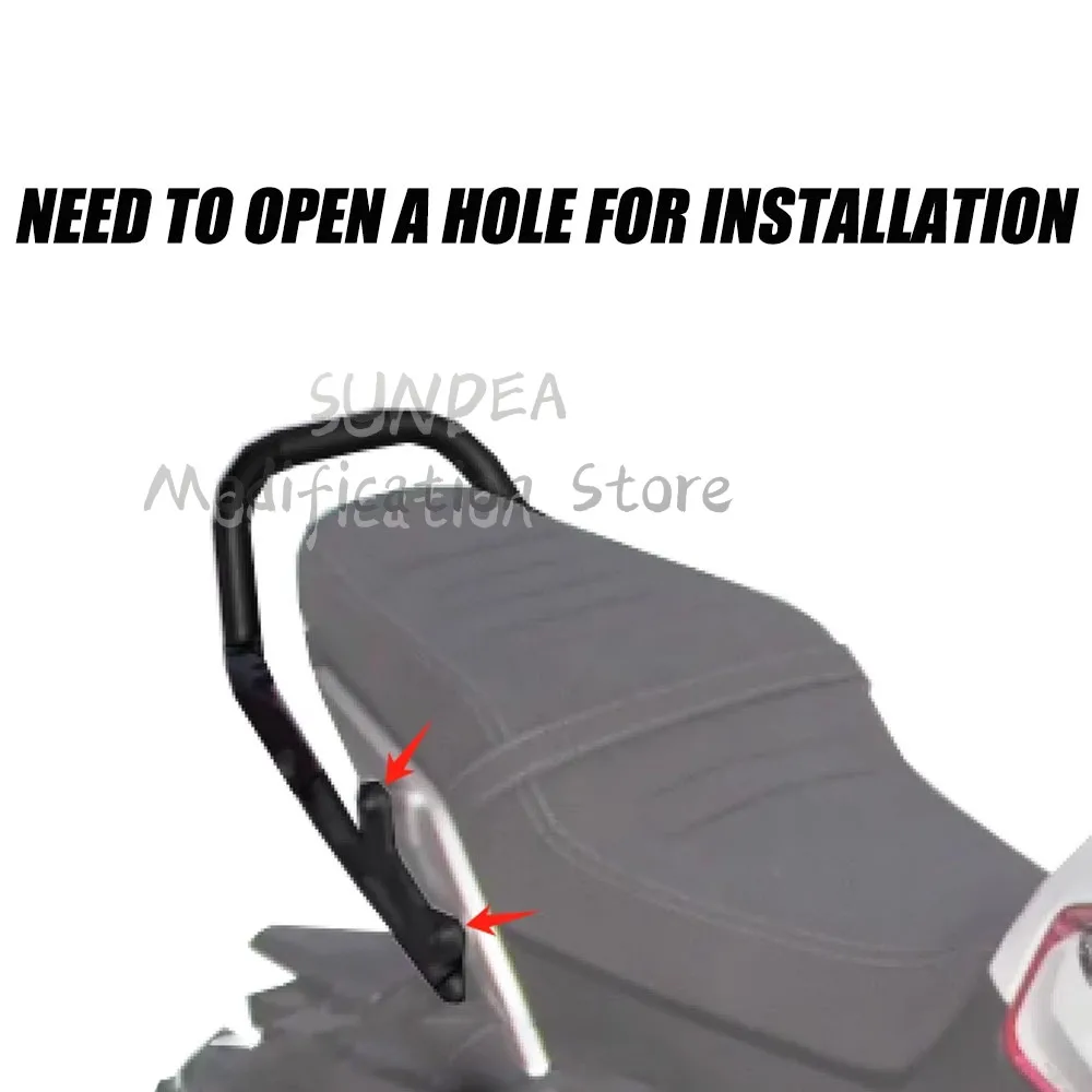 

Новинка для CF CLX250 250 700CLX, аксессуары для мотоциклов, задний поручень, утолщенное хвостовое крыло из углеродистой стали, оригинальная модификация автомобиля