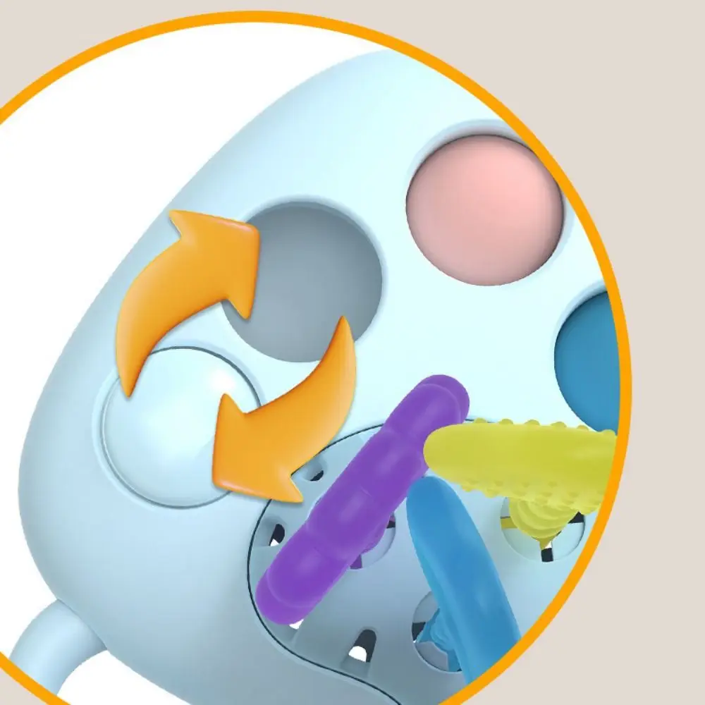 Cuerda de tracción Multicolor, función de dentición, botella de leche, desarrollo sensorial, inspirado en Montessori, empuje y tracción