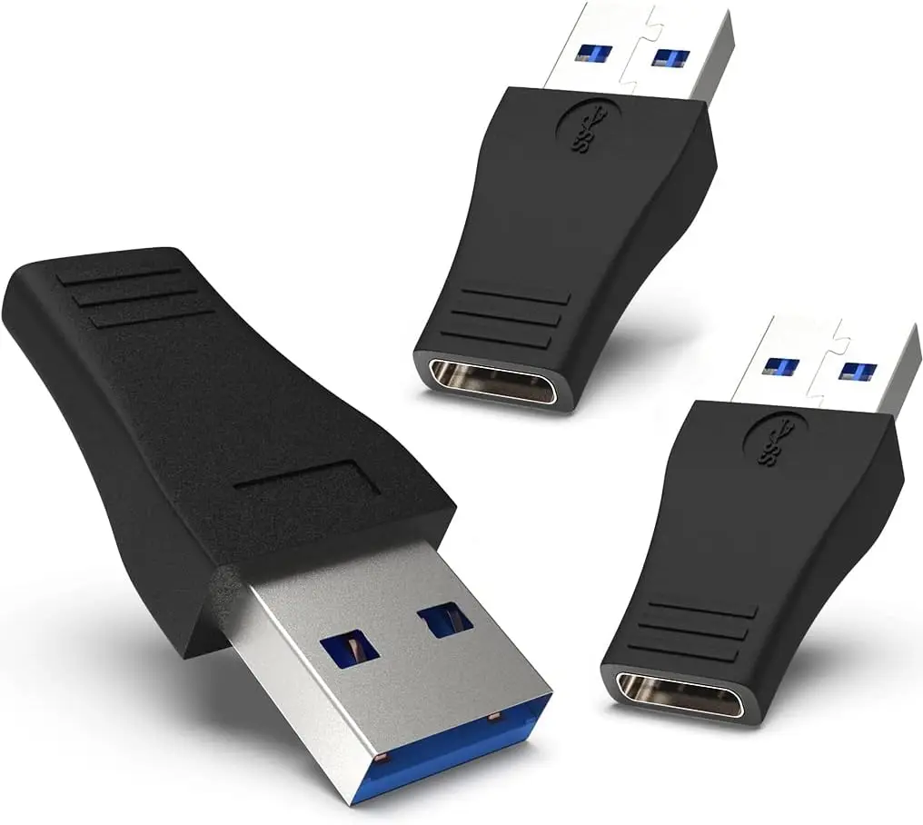 

USB 3.0 to Adapter 3 Pack, Type C Female to A Male Charger Converter for Watch Ultra 8 7, 15 14 13 12 Max Plus, , Air Mini,