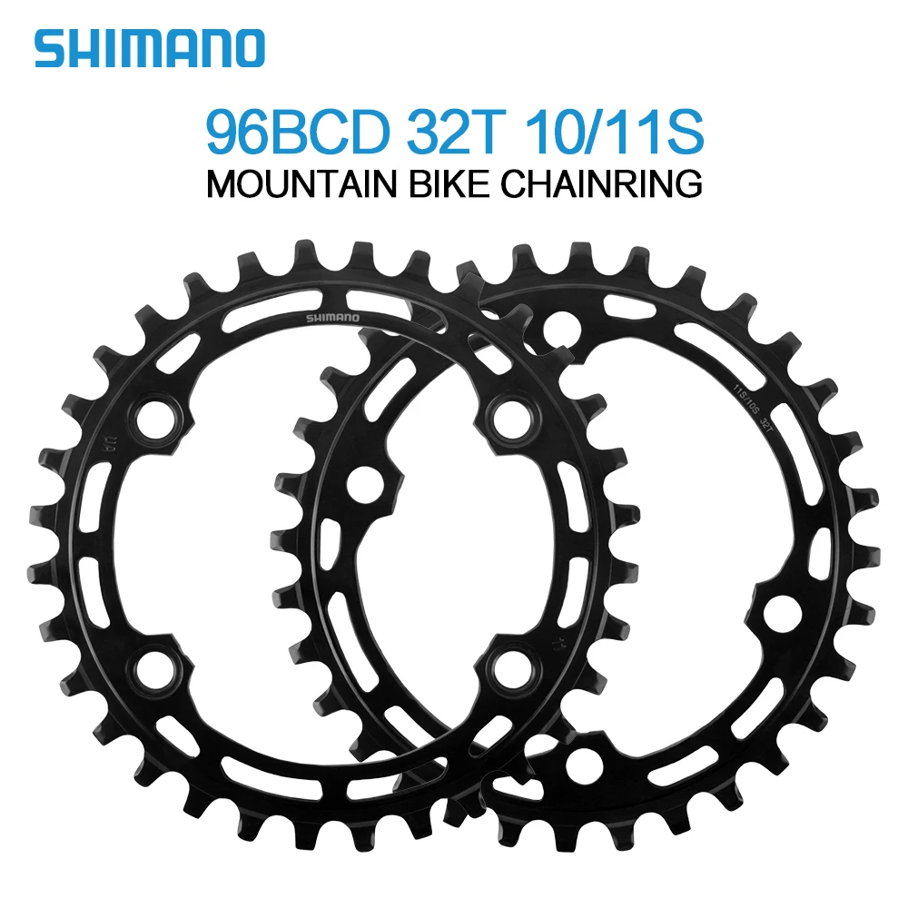 Shimano 96BCD 32T Chainring 96BCD 10S 11S MTB Sprocket for MT510 M5100 M8000 M9000 Crankset Bicycle Crown Bike Chainwheel