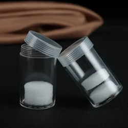 1pcs Round Clear Coin Tubes Plastic Coin Tubes with Screw Cap and Shockproof Protective Foam Pad for Coin Collecting Supplies