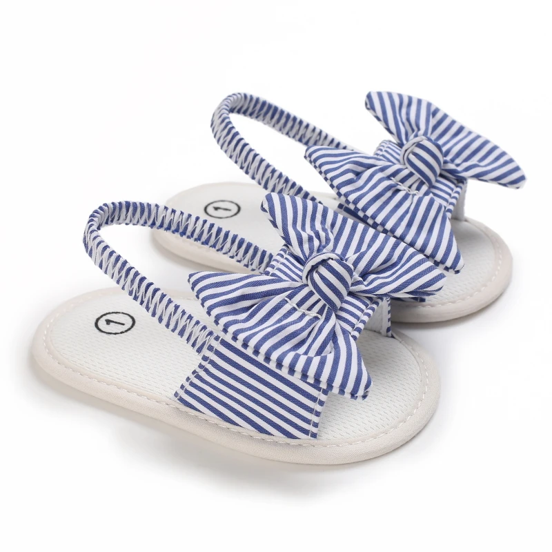 Summer Newborn Hundred Day Shoes Female Baby Soft Soled Sandals  Slippers  Baby Walking Shoes