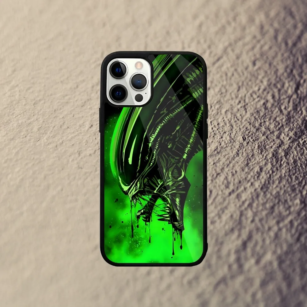 Movie Alien Xenomorph  Phone Case For iPhone 15,14,13,12,11,Plus,Pro,Max Mini Magsafe Magnetic Wireless Charging