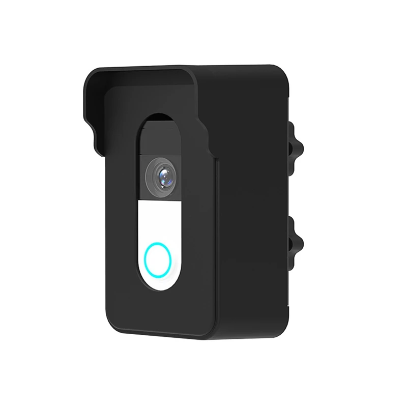 Staffa per campanello video antifurto Accessori adattivi neri regolabili Staffa per campanello universale