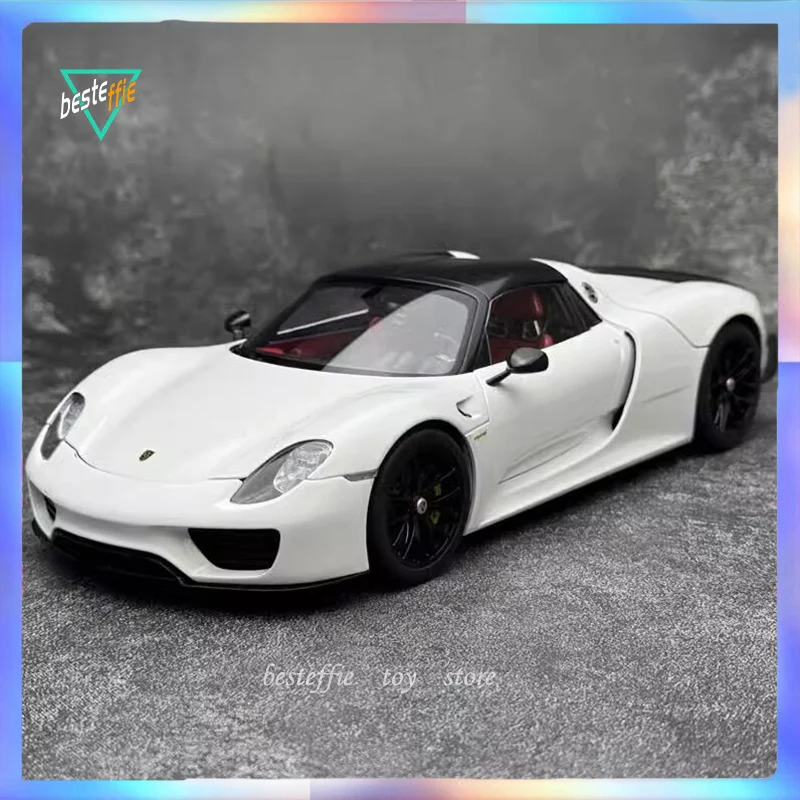 

Autoart 1/18 Porsch 918 SPYDER WEISSACH PACKAGEcar model alloy sport car model limited car collection birthday gift for boy