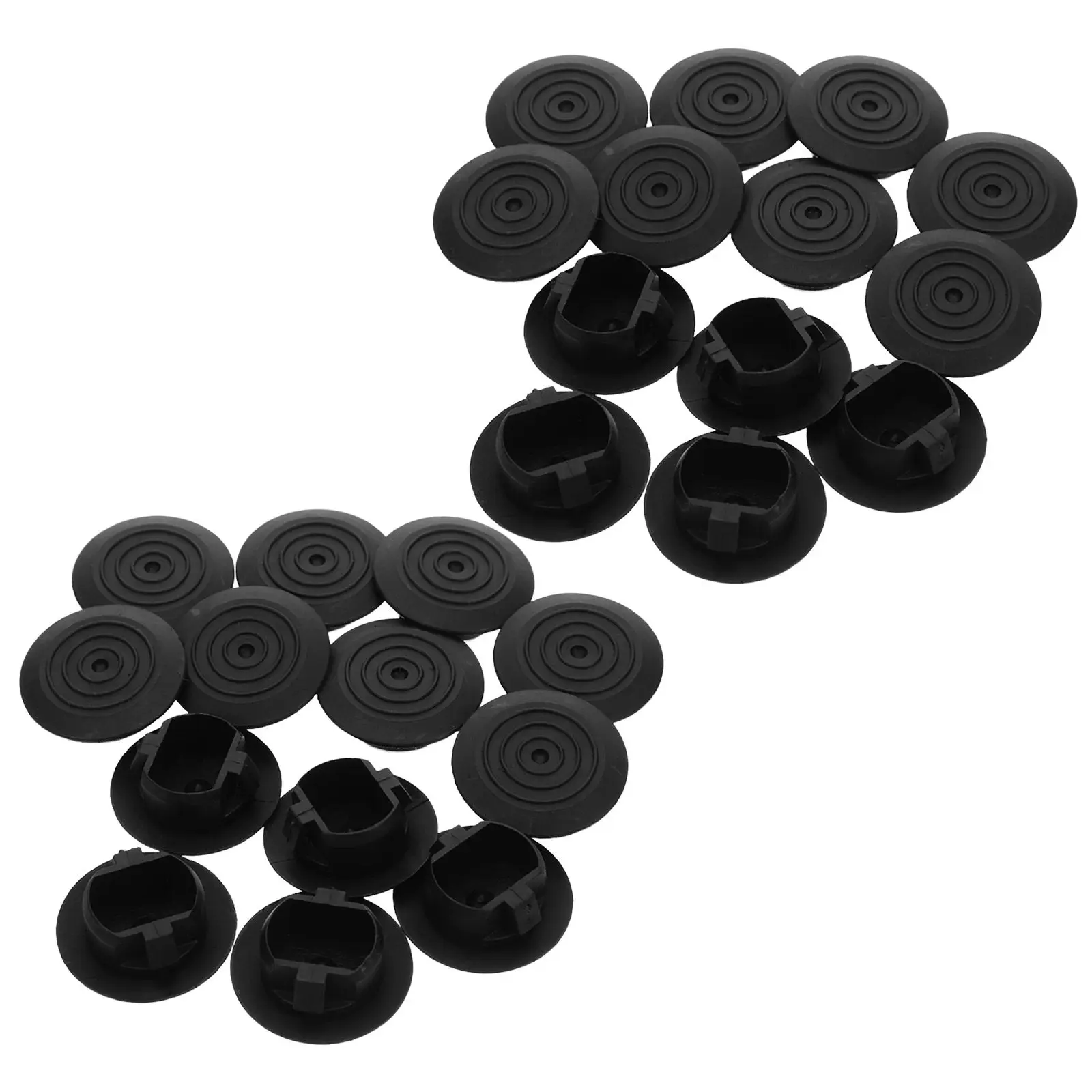 100Pcs Side Skirt Replacement Hole Plugs Plastic Automotive Flush Mount Covers Vehicle Mudguard Replacement Trim Clips for