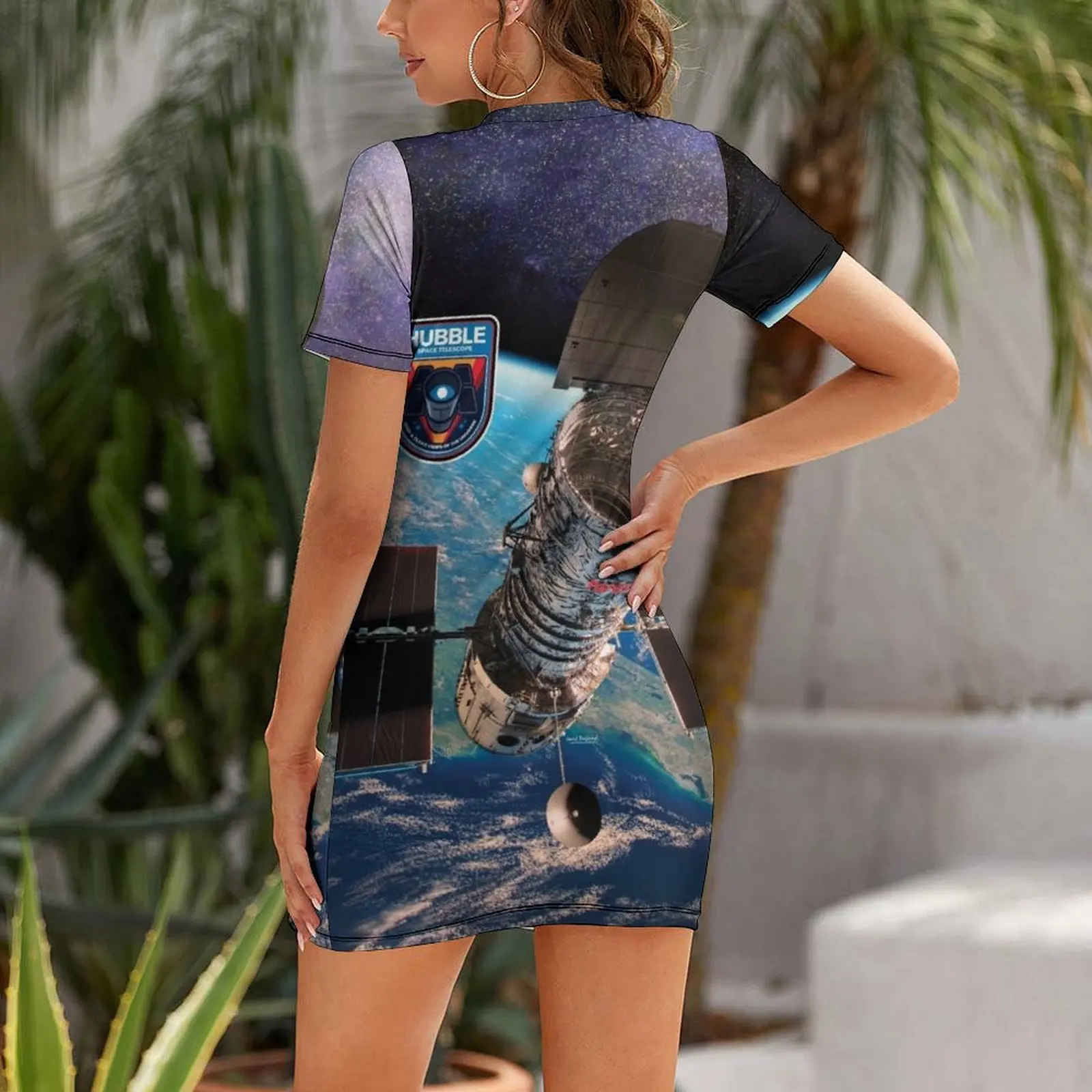 Hubble Space Telescope Short Sleeved Dress birthday dress birthday dresses for women Dress