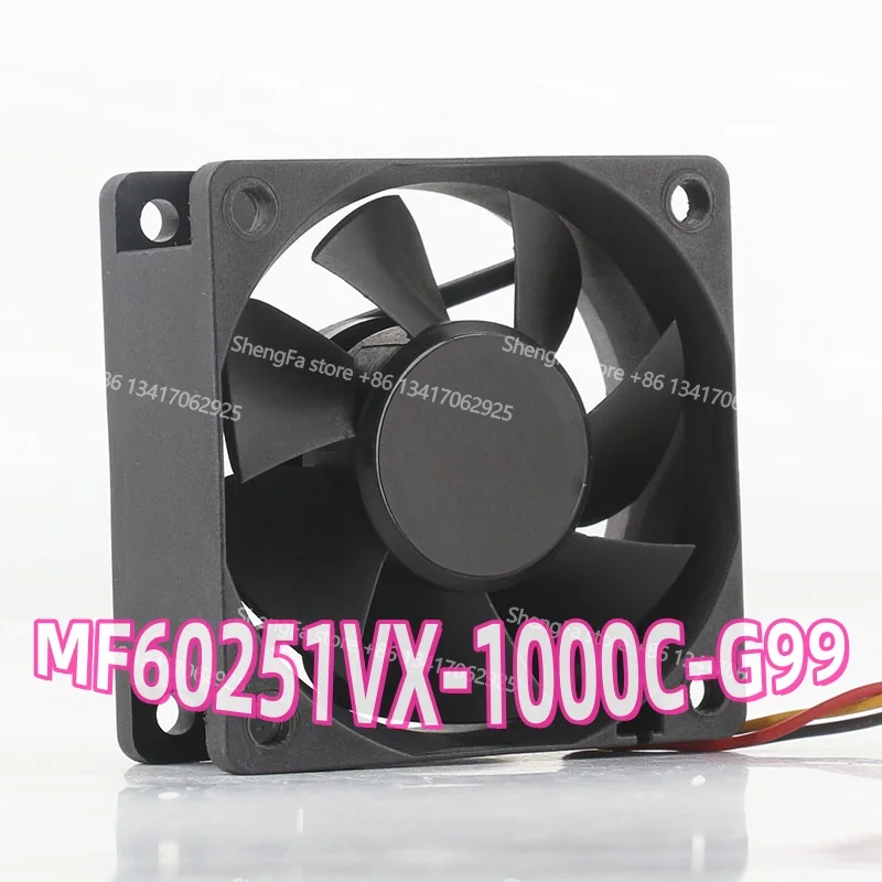 MF60251VX-1000C-G99 12V 1.56W SUNON 6025 High-Performance 6cm Fan for Large Airflow Capacity