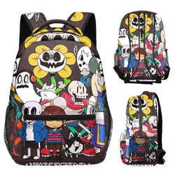 Hip Hop Popular Undertale student Bookbag Notebook Backpacks 3D Print Oxford Waterproof Boys/Girls Travel Backpacks