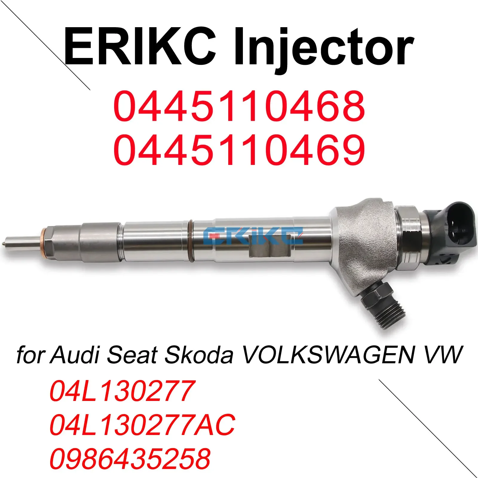 

0445110468 0445110469 Fuel injector 04L130277 04L130277AC Diesel Parts 0 445 110 468 0 445 110 469 for Bosch Audi A3 A4 Q5 2.0