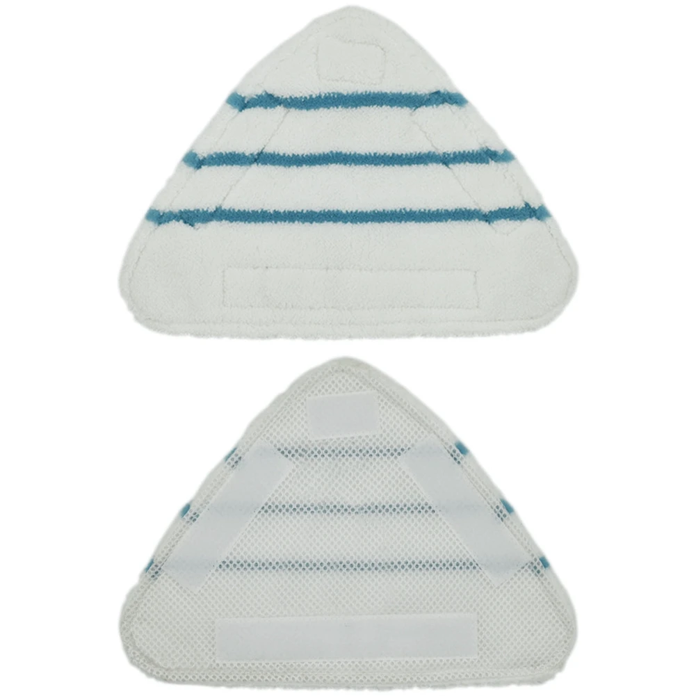 2Pcs Steam Mop Replacement Pads Triangle Washable Cloth Microfiber Steam Mop Pads Mop Head Pad Steam Mop Replacement