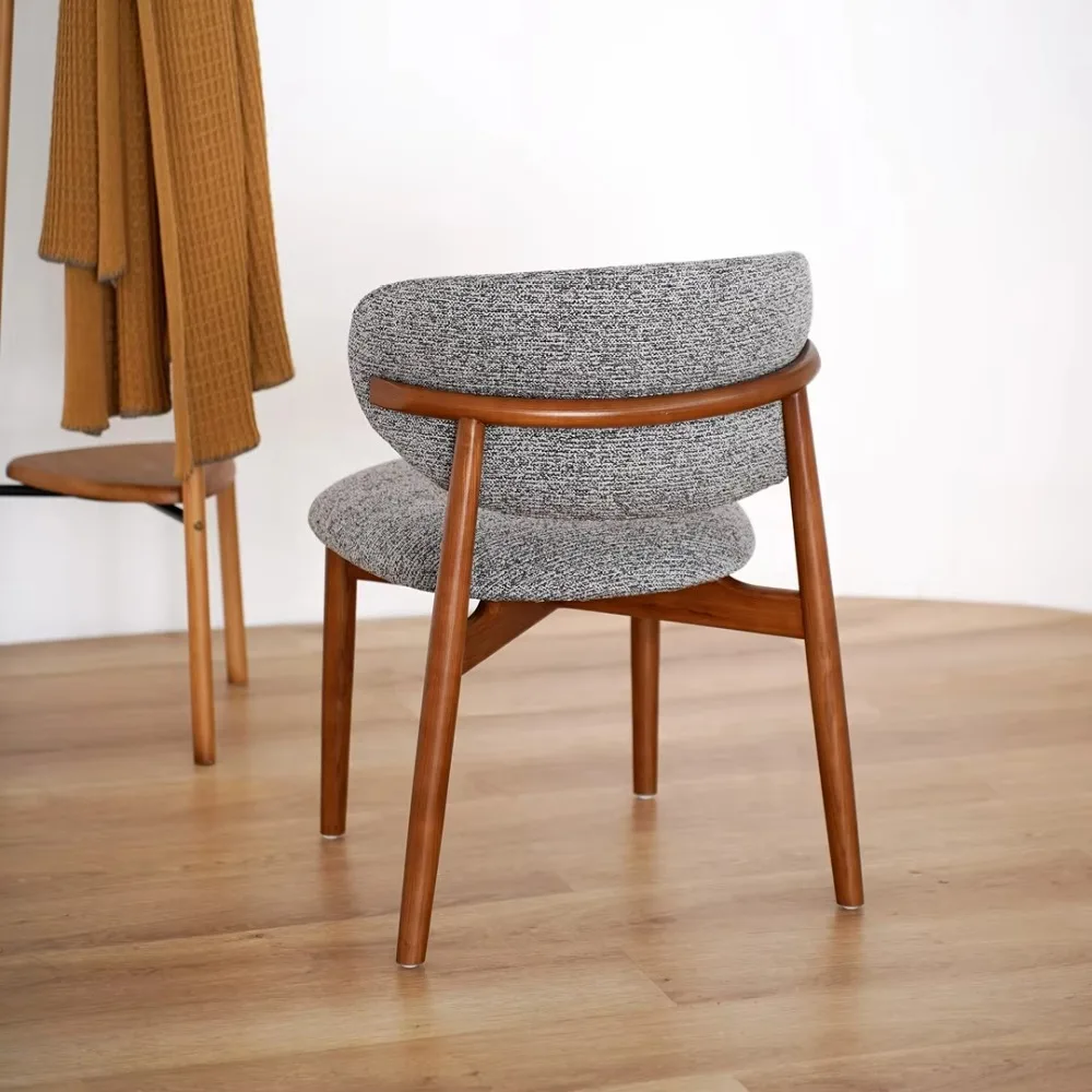Wooden chairs, soft-packed dining room chairs