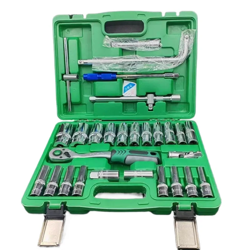 

Hexagonal sleeve 8-32 extended sleeve set 1/2 Dafei interface auto repair tool 8cm long 28 pieces
