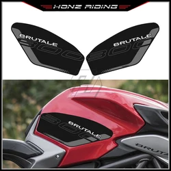 For MV Agusta BRUTALE 800 RC RR AMERICA SCS Sticker Motorcycle Side Tank Pad Protection Knee Grip Anti-slip