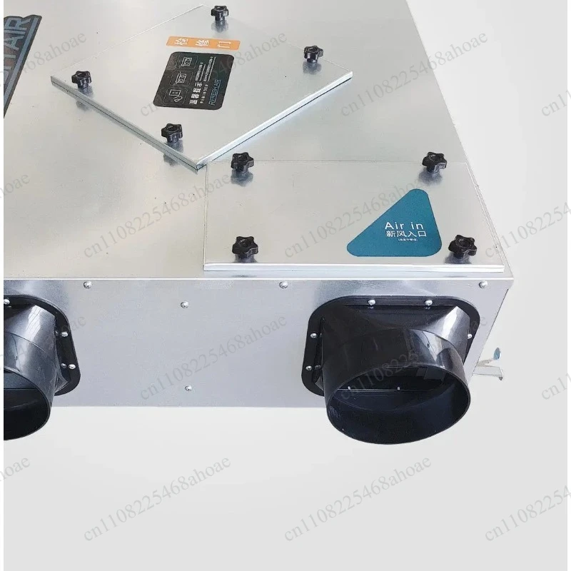 Household purification whole house fresh air fresh air ceiling type full heat exchange dual flow fresh air fan
