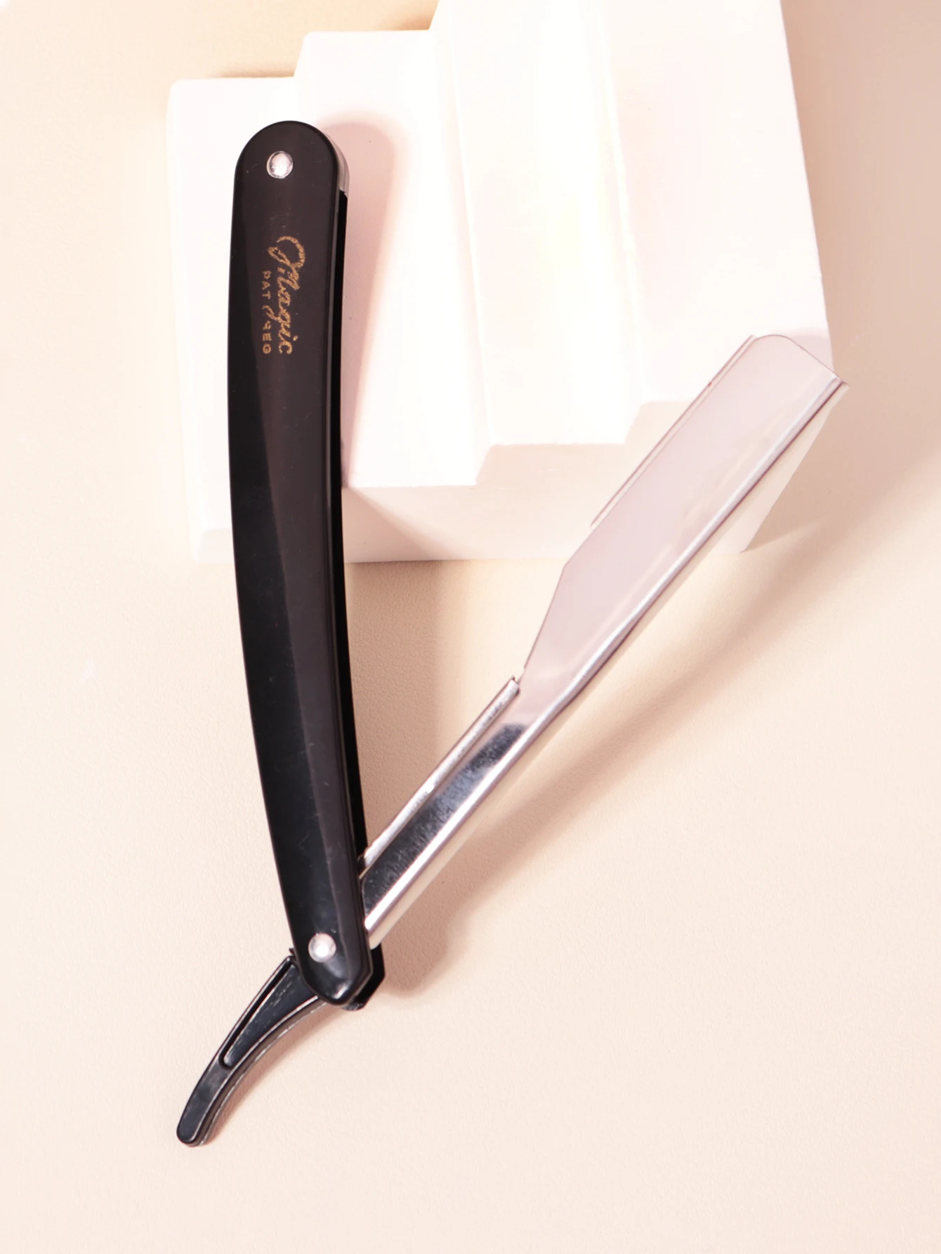 Straight edge shaver high-end salon folding men\'s manual shaver