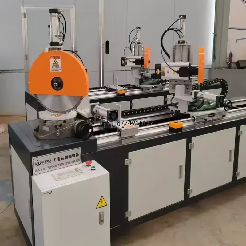 wmwmnu wmwmnu New Automatic Aluminum PVC Profiles Miter Saw Adjustable Angle Cutting PLC Core Components 380V 5 kW 150mm