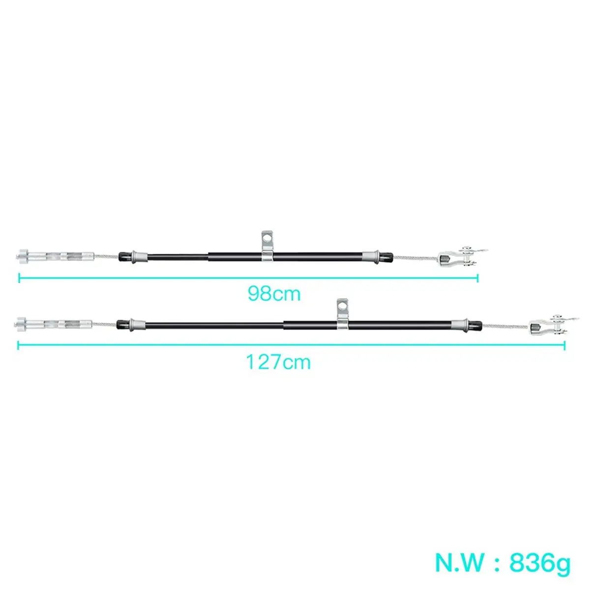 【STOCK】Brake Cable for Club Car Precedent 2008-Up,L+R Driver and Passenger Side,103528701 102557501 103528702 102557502