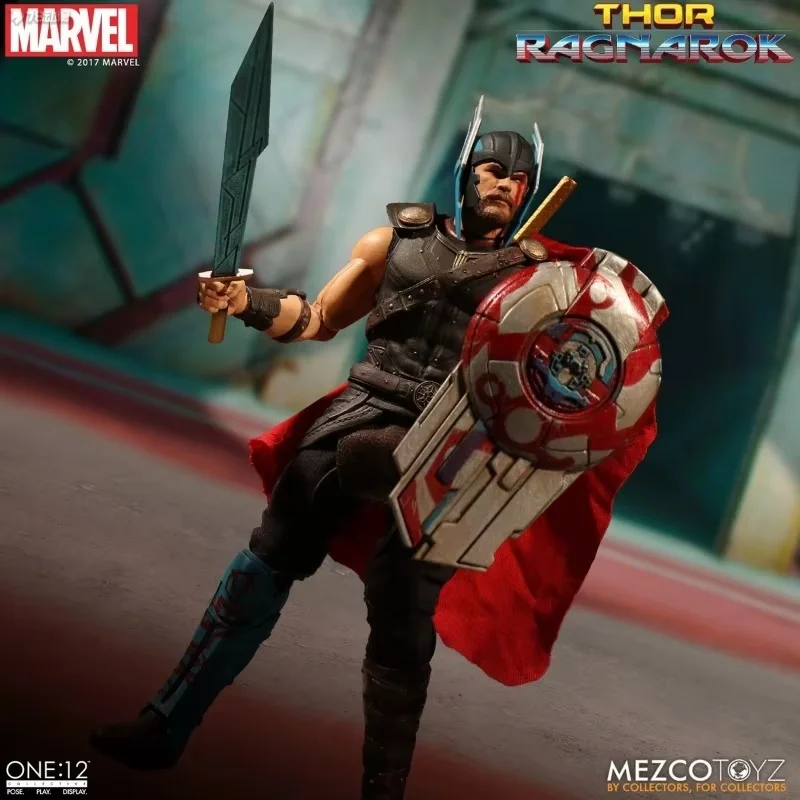 

Original in stock MEZCO Ant 6-inch Joint Mobile Doll Marvel Movie Thor 3 Gladiator Thor Action Figure Model Toy Gifts