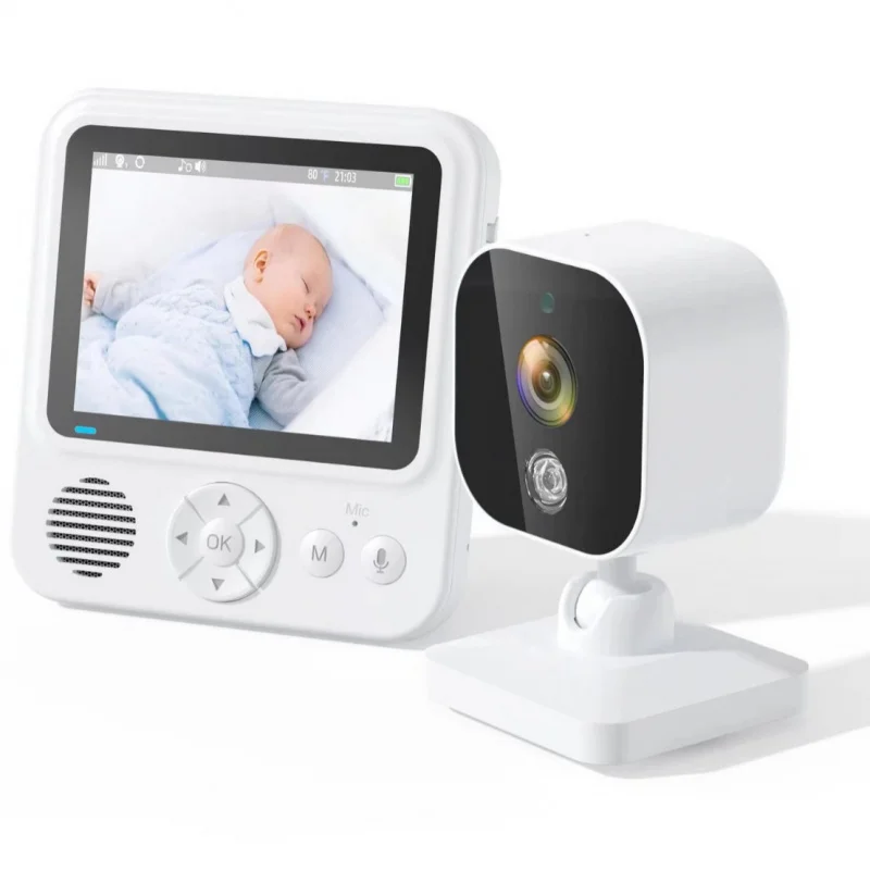 2.8Inch Wireles Baby Monitor With Camera Audio 2-Way Talk Video Babyphone IPS Screen Baby Videophone