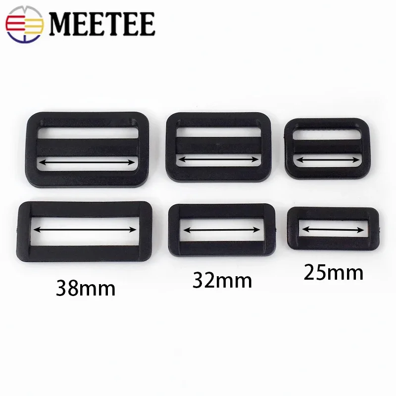 10/20Pcs Plastic Buckles for Bag 25/32/38mm O D Ring Strap Adjuster Clasp Webbing Connector Hook DIY Dog Collar Accessories