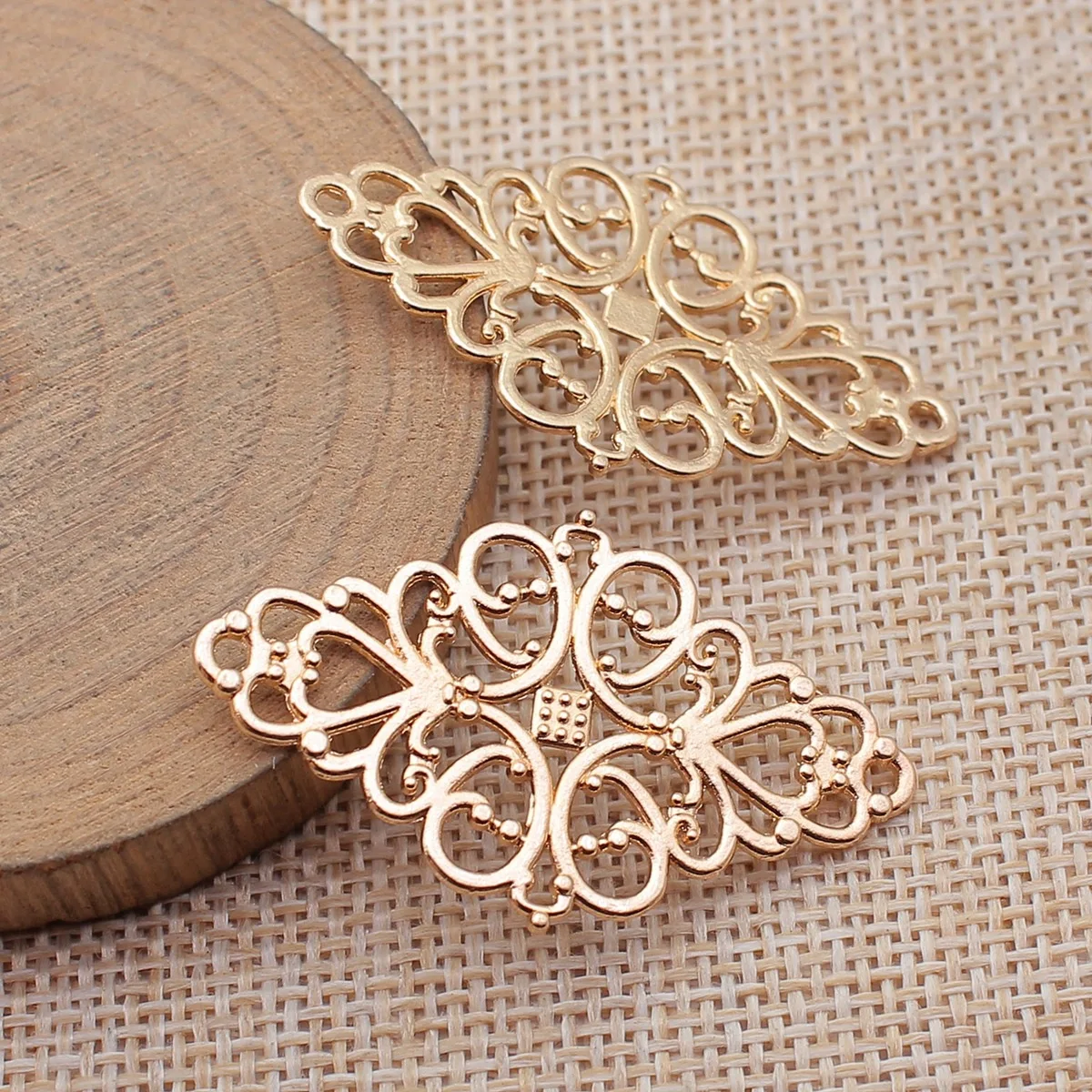 10 sztuk 3 kolorowe kwiaty złącze Charms złącze kwiat Charms dla tworzenia biżuterii złącze motyw do tworzenia bransoletek 25x41mm — zdjęcie 6