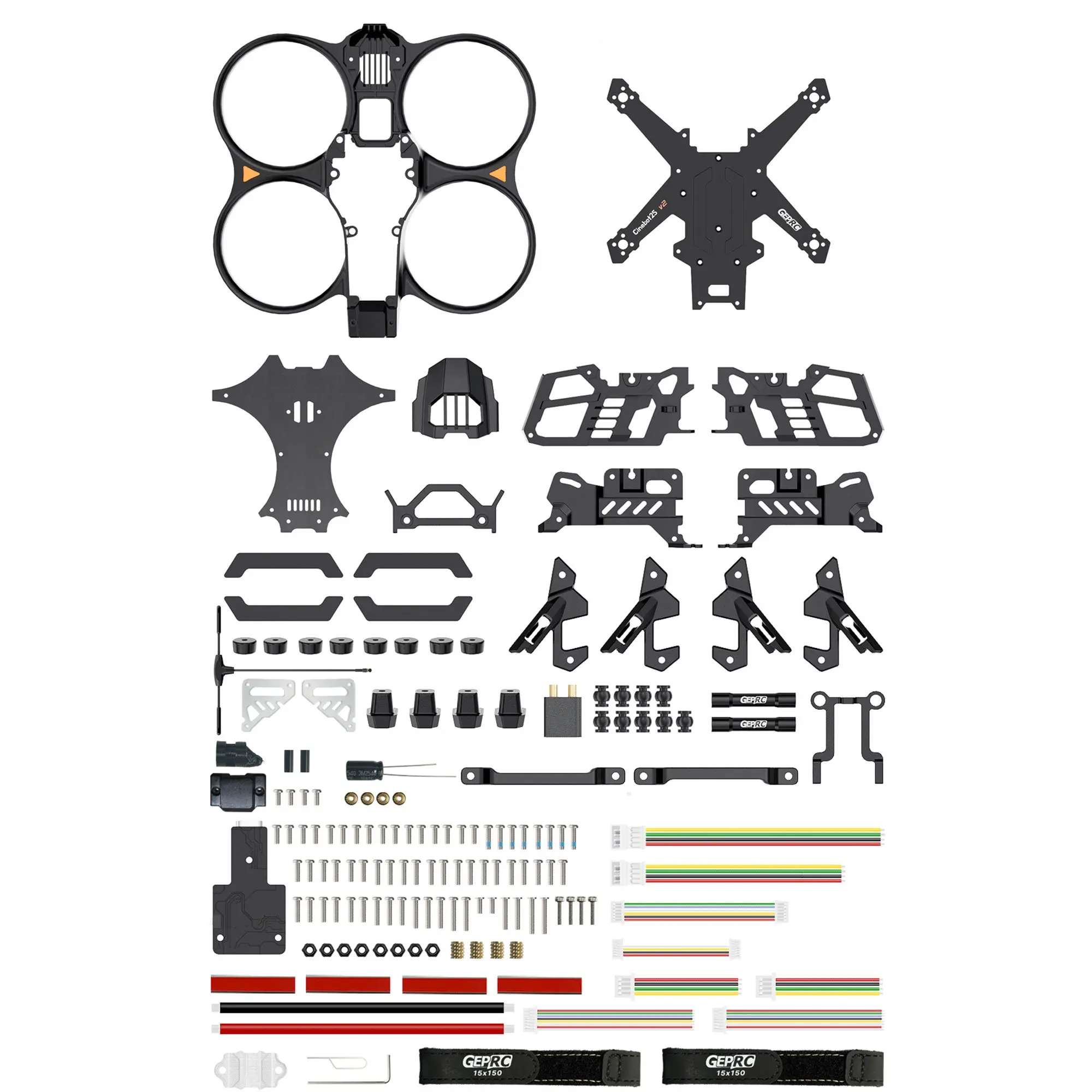 GEPRC GEP-CT25 V2 O4Pro 2.5 Inch Frame Kit FPV Racing Drone Quadcopter Replacement Accessories