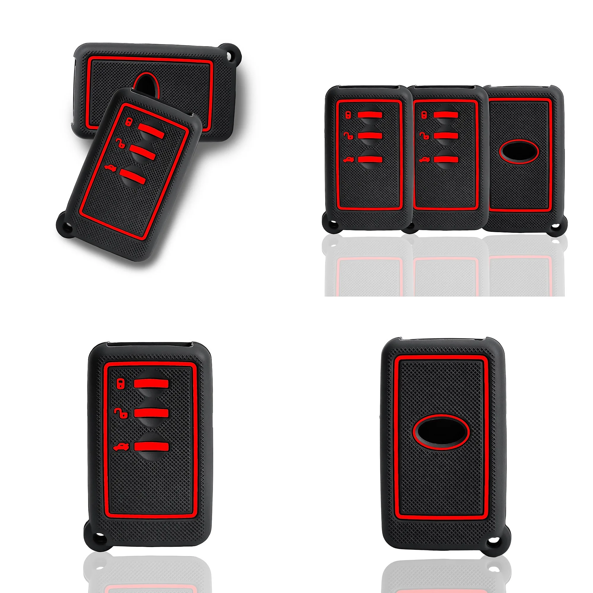 Silica Gel Car Key Cover Case for Subaru Forester XV Impreza Outback Legacy Mrxsti Smart Case for 3 Button Keys Holder Shell Bag