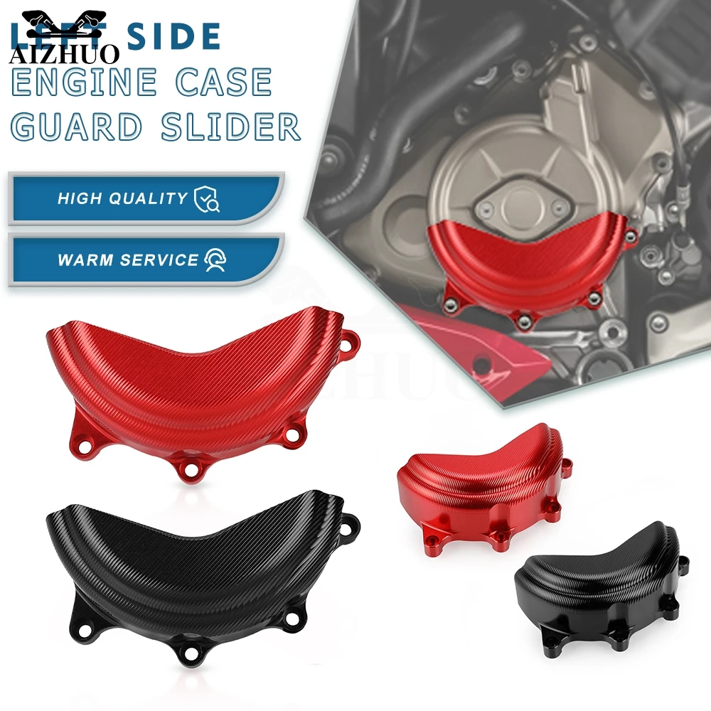 Motorcycle Left Side Engine Case Guard Slider For Ducati Streetfighter V4/S/SP Panigale V4/S/SP 2018-2024 2023 2022 2021 2020