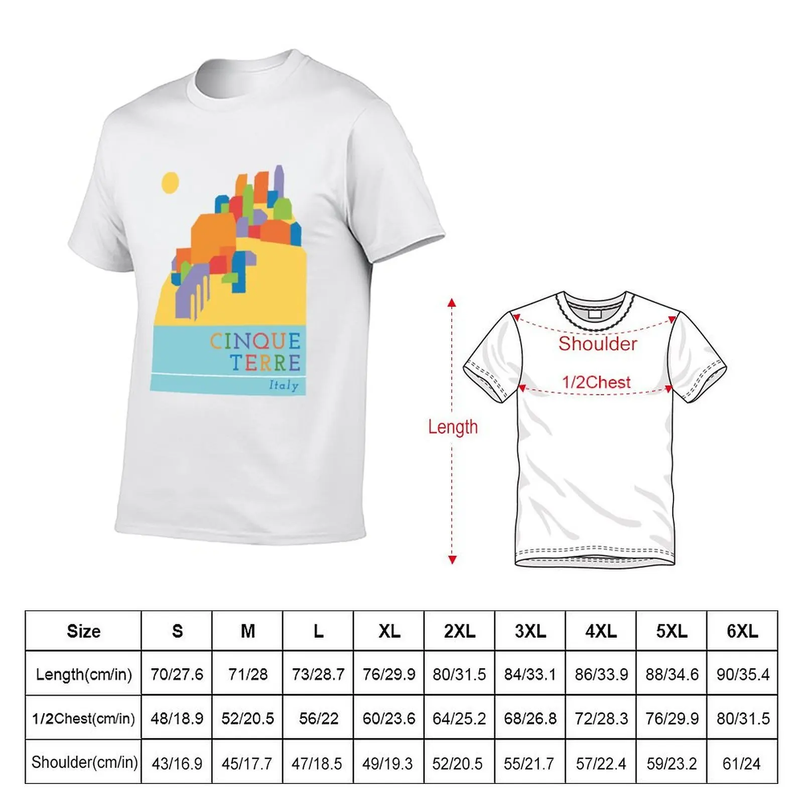 Cinque Terre – Italy T-Shirt graphic shirts new edition mens graphic t-shirts