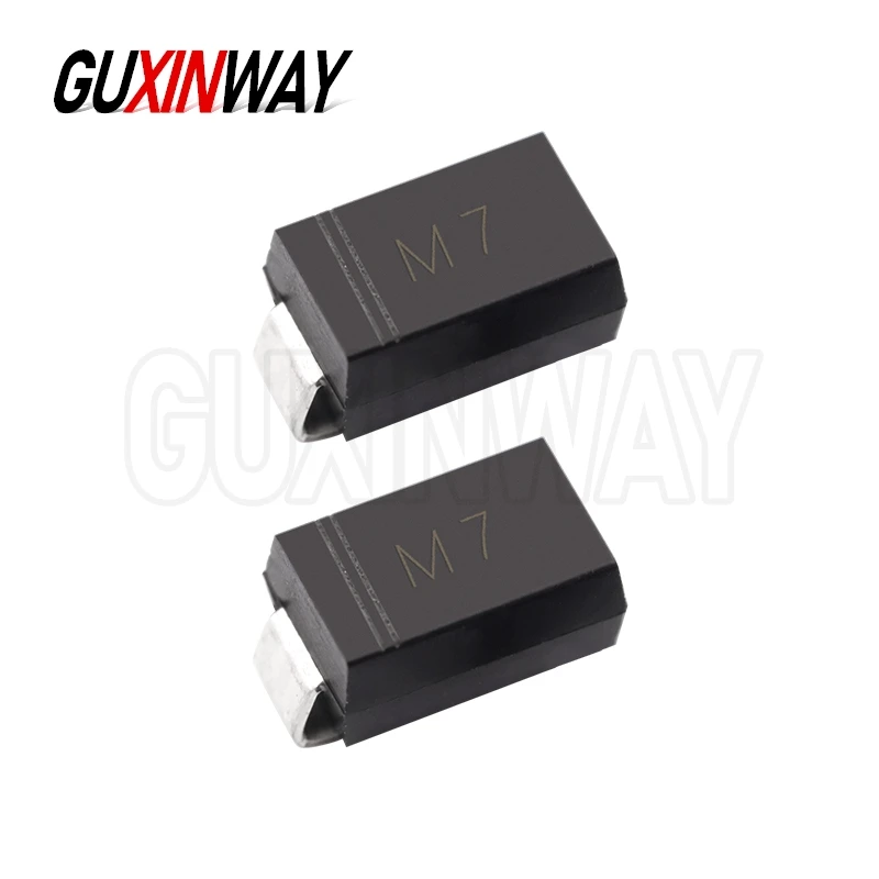100pcs SMA Rectifier Diode DO-214AC M1 M4 M7 SS12 SS14 SS16 SS24 SS34 SS26 SS36 SS110 SS210 US1M RS2M RS1M ES1D 1N4007