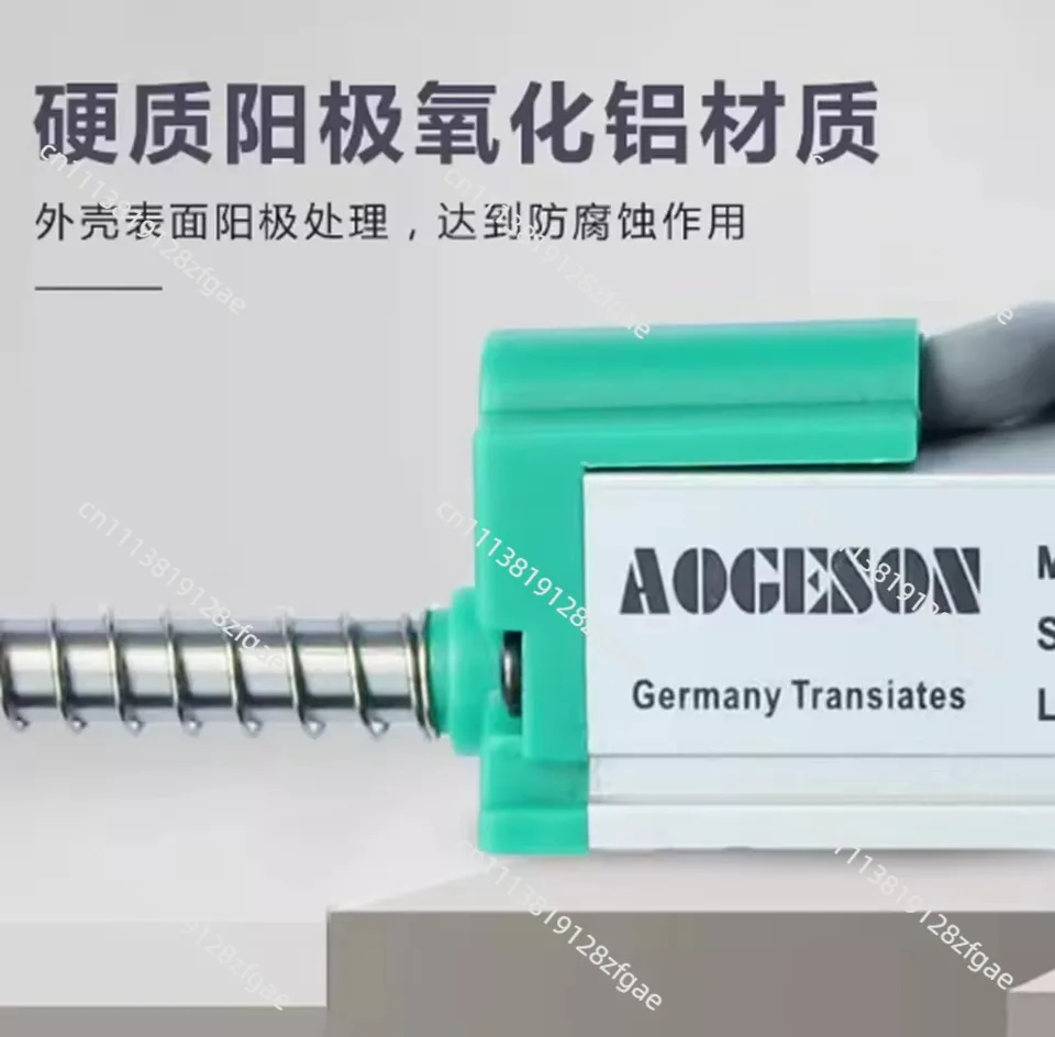 KTR 10 25 50 75 100mm Linear Displacement Sensor Automatic Reset Electronic Ruler Miniature Spring Displacement Transducer
