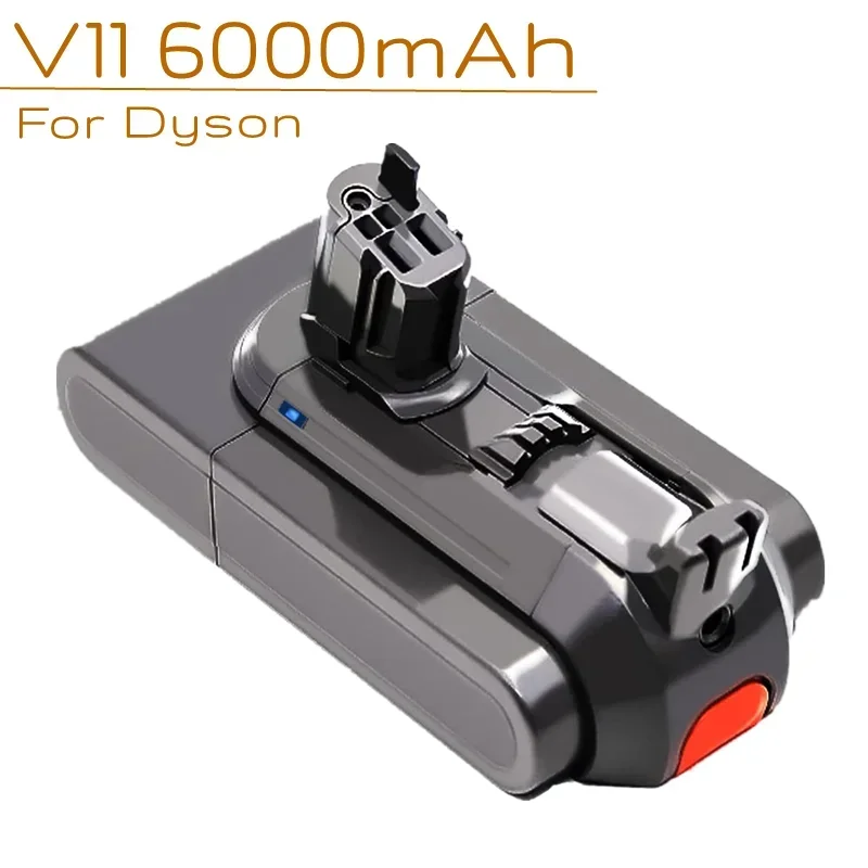 25.2V Replacement Rechargeable Lithium-ion Battery Power Tool Battery for Dyon V11 6000mAh Handheld Cordless Vacuum Cleaner