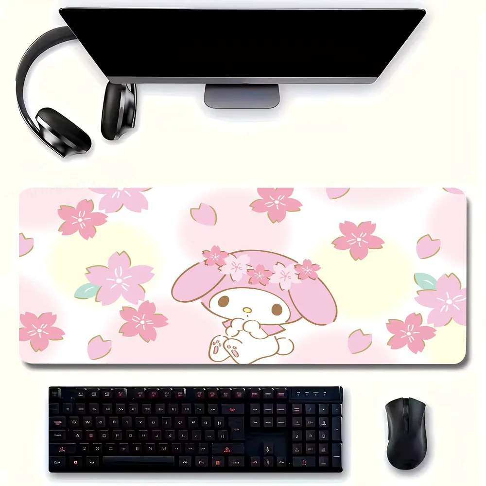 S-Sanrio My M-Melody Mousepad Non-slip Suitable For Office Computers Laptops E-sports Game Desk Mats XXL Keyboard