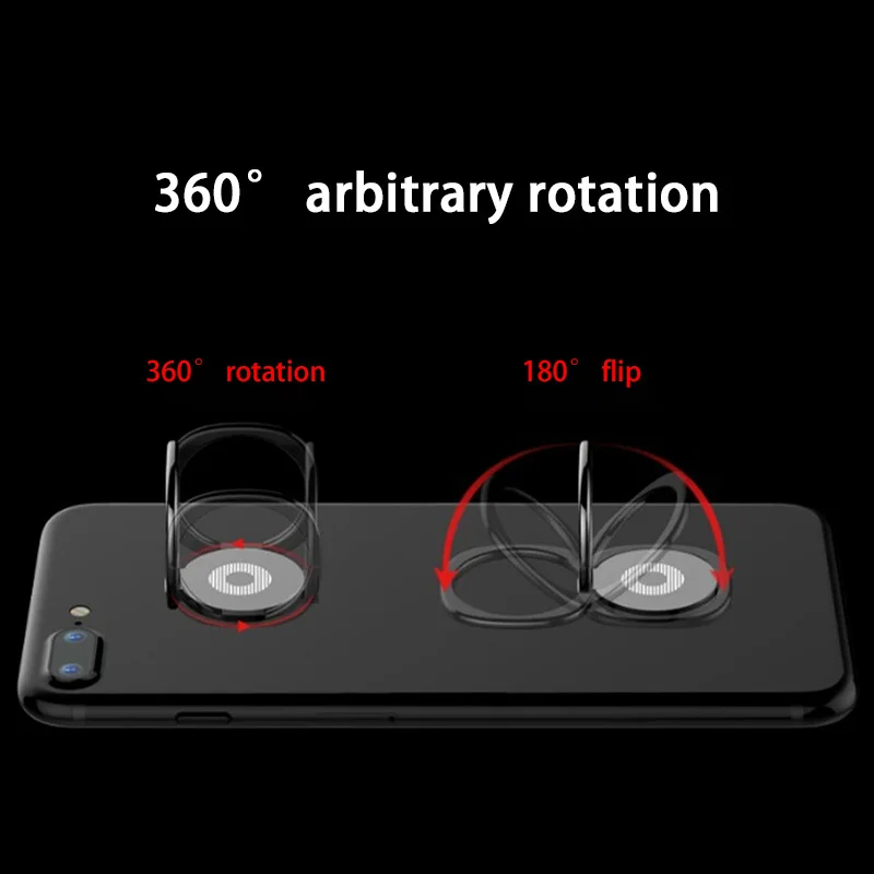New SUP Cell Phone Ring Holder Stand 360° Degree Rotation Clear Finger Grip Kickstand Compatible Smart Phone 2025