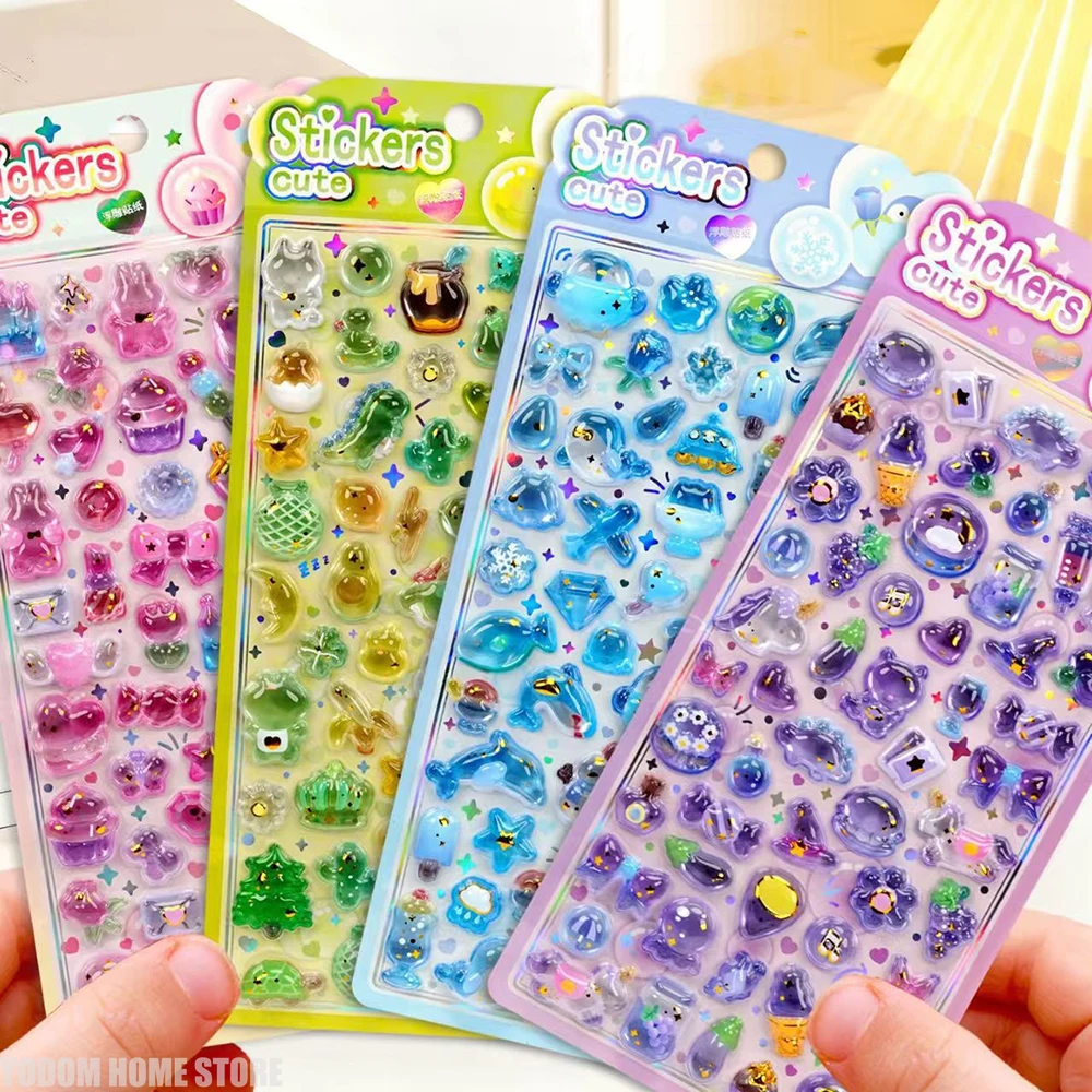 4 Warna Stiker Batu Permata He - Embellishments For Scrapbooking ulasan dan harga