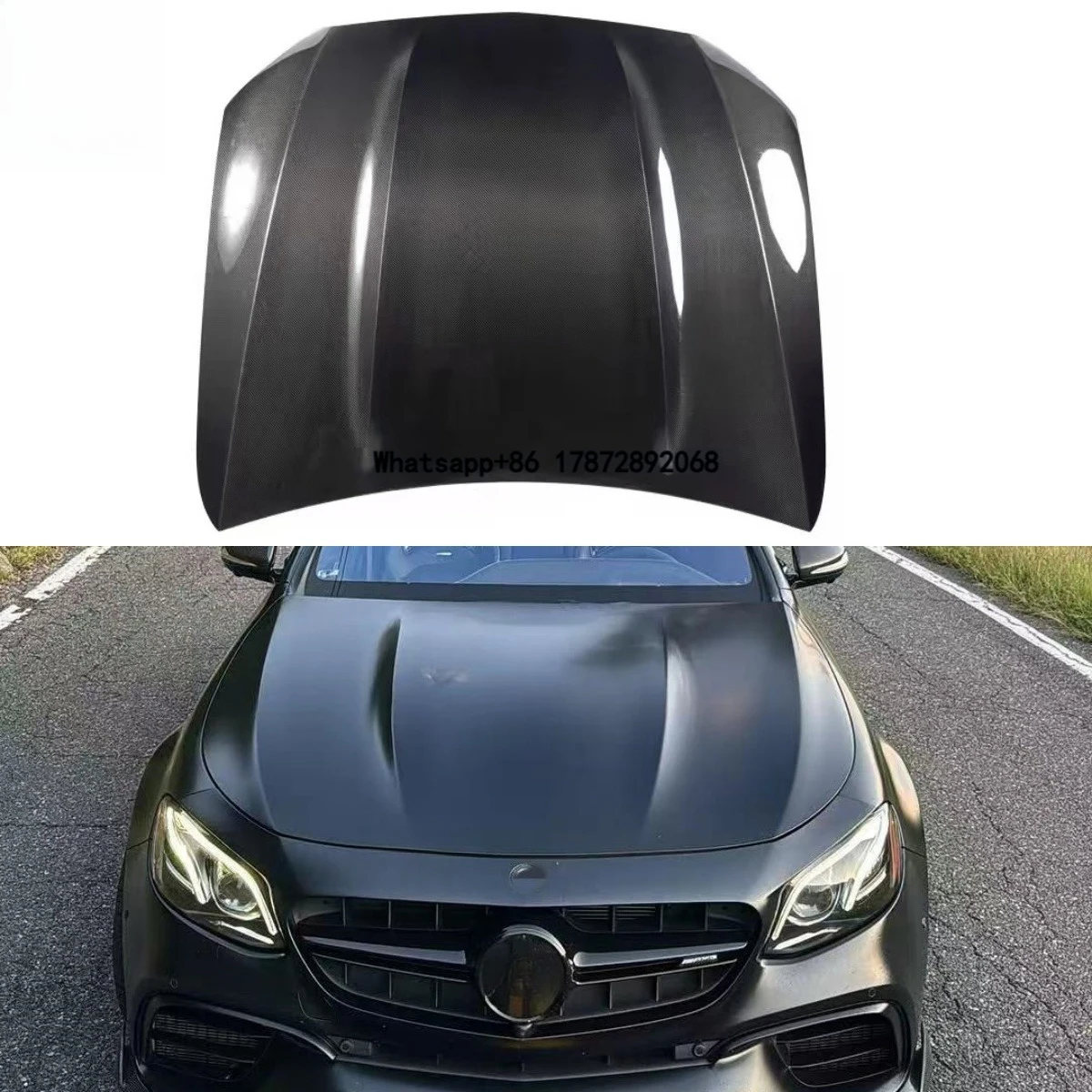 

High Quality Style Carbon Fiber Front Engine Hood for E-class W213 OEM Carbon Fiber Car Hood