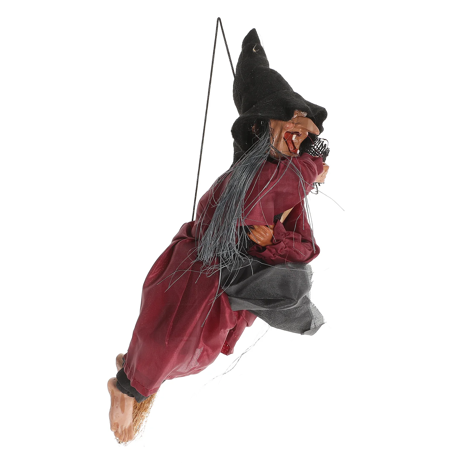 

Halloween Hanging Witch Voice Activated Decoration Props for Bar Haunted House Creepy Witch Props Hanging Ghost for Greeting