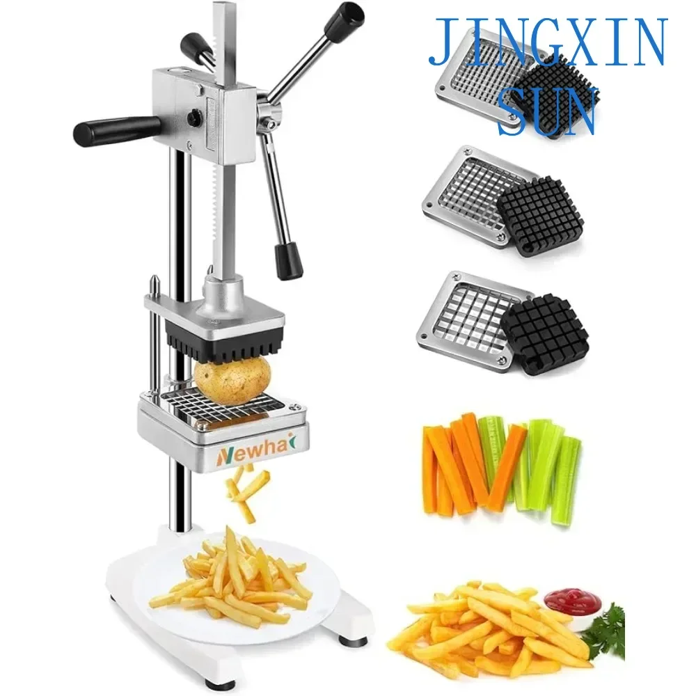 Fashion Cutter Manual Potato Slicer Stainless Steel Fruit Vegetable Chopper Chips