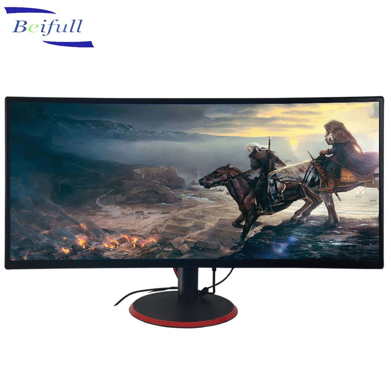 

200Hz Ultra Wide 35 Inch AMVA Panel Display 3000R 2560*1080 Frameless computer Curved